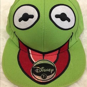 Lime Green The Muppets Kermit the Frog fitted Cap